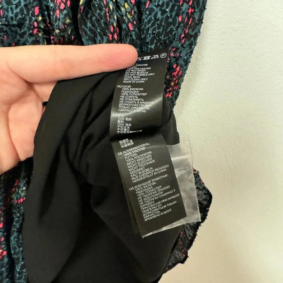 NWT $269 Reiss Skyla Reptile Print Faux Wrap Mini Skirt - Picture 7 of 8